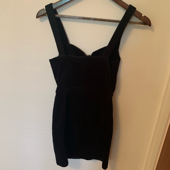 H&M Velvet Zip Up Dress - Picture 4 of 5